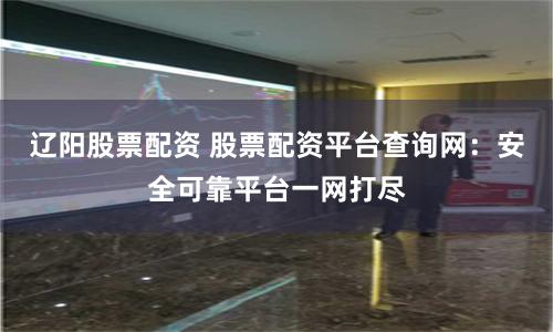辽阳股票配资 股票配资平台查询网：安全可靠平台一网打尽